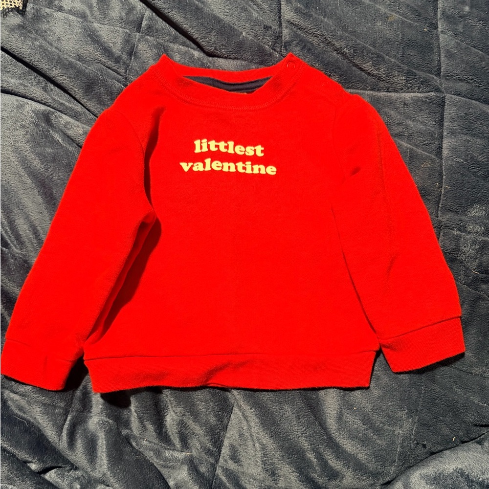 Lot: Carters Black & Grey Pants, Cat& Jack Red Sweater & Fruit tee, Old Navy - Picture 7 of 15